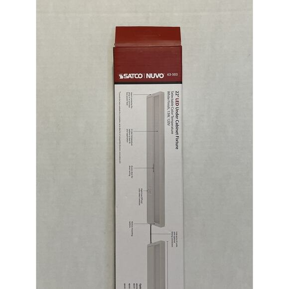 Nuvo Lighting 63-503 22″ LED Under Cabinet Light 13W CCT-Selectable White NIB - Picture 6 of 13